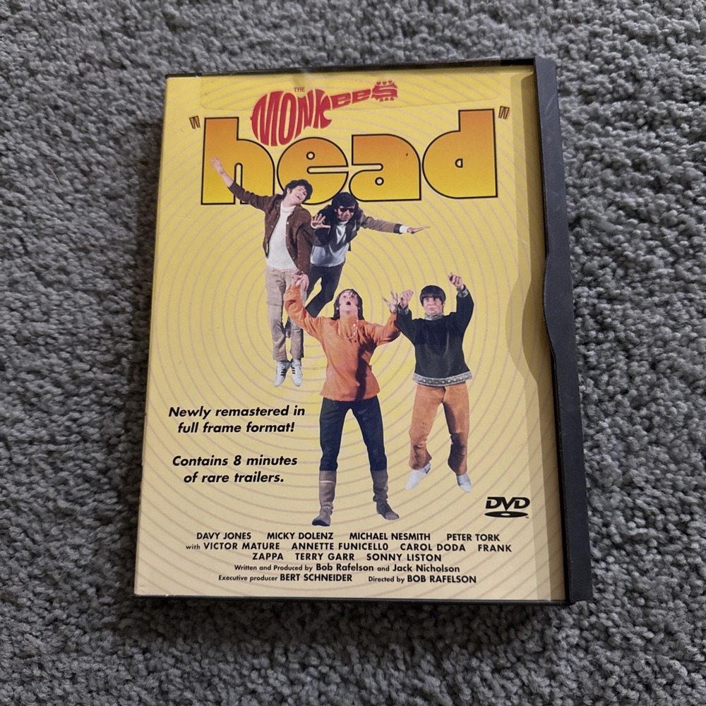 Rhino Home Video The Monkees Head Remastered DVD 1994 G 96 Min
